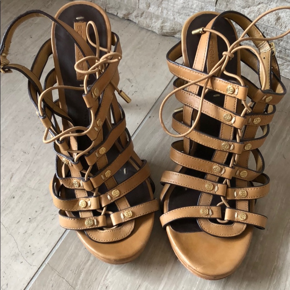 Leather heels
